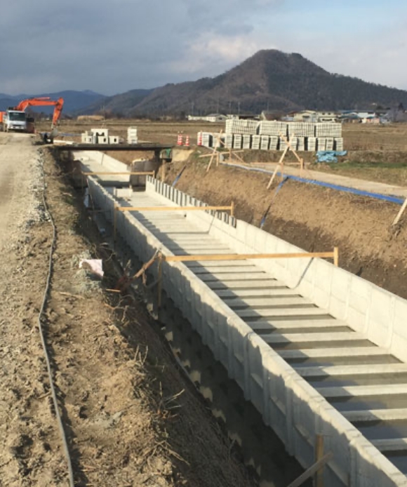 用水路設置工事